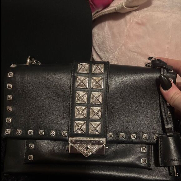 Michael Kors Studded Crystal Crossbody - Picture 1 of 10
